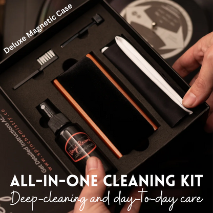 [BUNDLE] 100 Pack 12" Crystal Plus Outer Sleeves + Complete Record Cleaning Kit