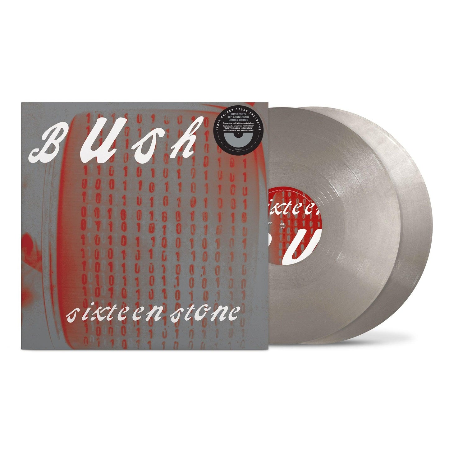 Bush- Sixteen Stone (30th Anniversary Edition) [Silver 2 LP] (Indie Exclusive Vinyl) { vinyl }