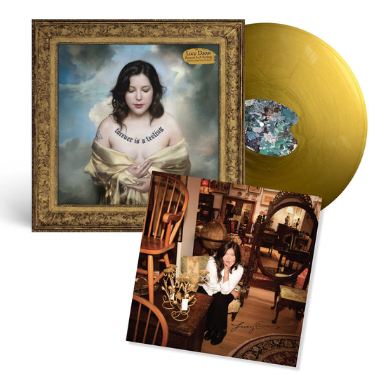 Lucy Dacus- Forever Is A Feeling [Liquid Gold LP] [Signed Insert] (Indie Exclusive Vinyl) (DAMAGED) { vinyl }