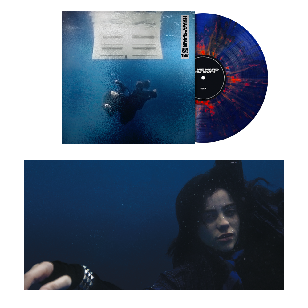 Billie Eilish- HIT ME HARD AND SOFT [Anniversary Edition / Blue & Orange Splatter LP] { vinyl }