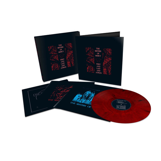 Sisters Of Mercy- First and Last and Always (Elektra 75) (Black & Red Marble Vinyl) { vinyl }