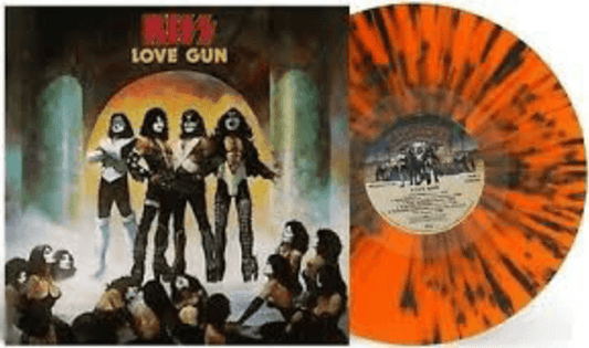 Kiss- Love Gun [Tangerine/Aqua Splatter LP] { vinyl }