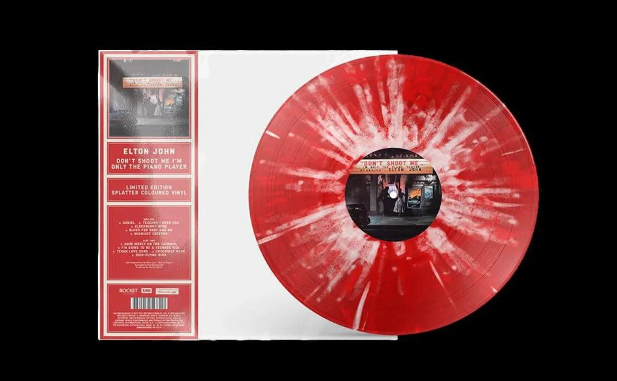 Elton John- Don't Shoot Me I'm Only The Piano Player [Red Splatter 180g LP] { vinyl }