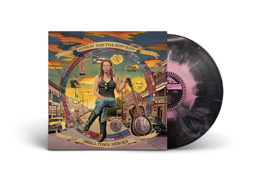 Hurray For The Riff Raff- Small Town Heroes [Pink Acid Wash Vinyl] { vinyl }