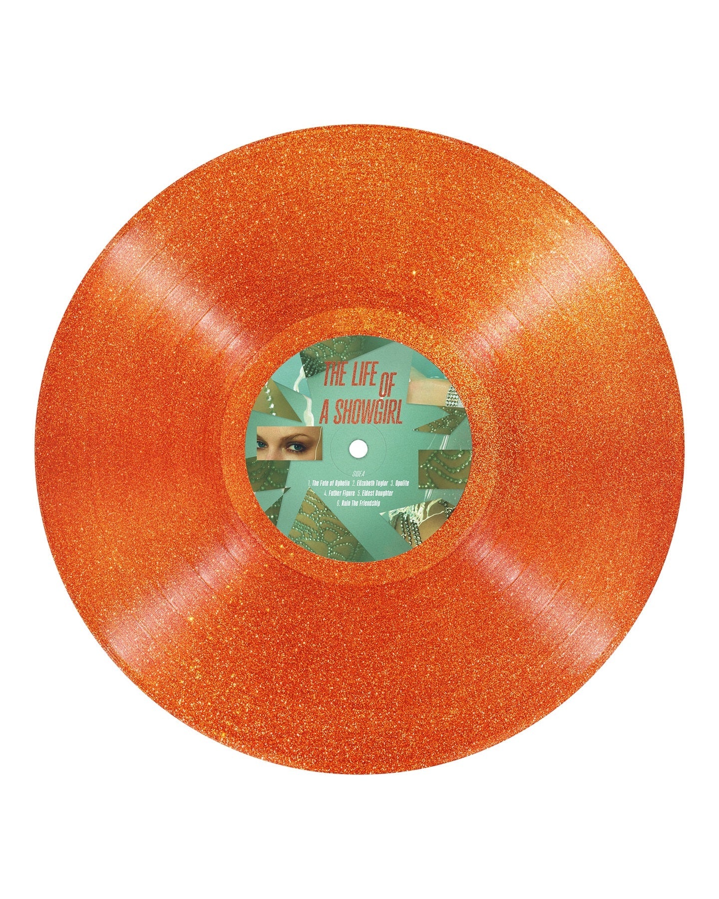 Taylor Swift- The Life of a Showgirl [Sweat and Vanilla Perfume Portofino Orange Glitter Vinyl] { vinyl }