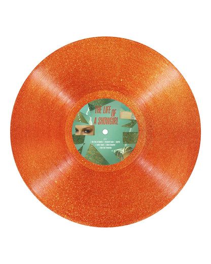Taylor Swift- The Life of a Showgirl [Sweat and Vanilla Perfume Portofino Orange Glitter Vinyl] { vinyl }