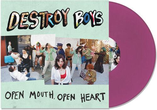 Destroy Boys- Open Mouth, Open Heart (Purple Vinyl) { vinyl }