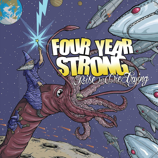 Four Year Strong- Rise Or Die Trying (Clear/Magenta Vinyl) { vinyl }