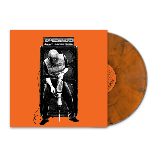 Clutch- Slow Hole To China (Orange Smoke Vinyl) (MINOR BLEMISHES) { vinyl }