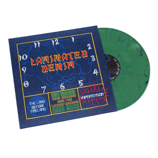 King Gizzard and the Lizard Wizard- Laminated Denim (Lucky Rainbow Edition) (DAMAGED) { vinyl }