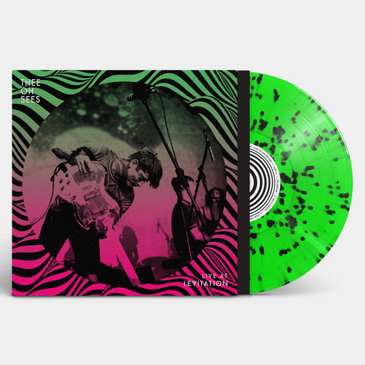 Thee Oh Sees- Live At Levitation (Indie Exclusive Neon Green with Black Splatter) { vinyl }