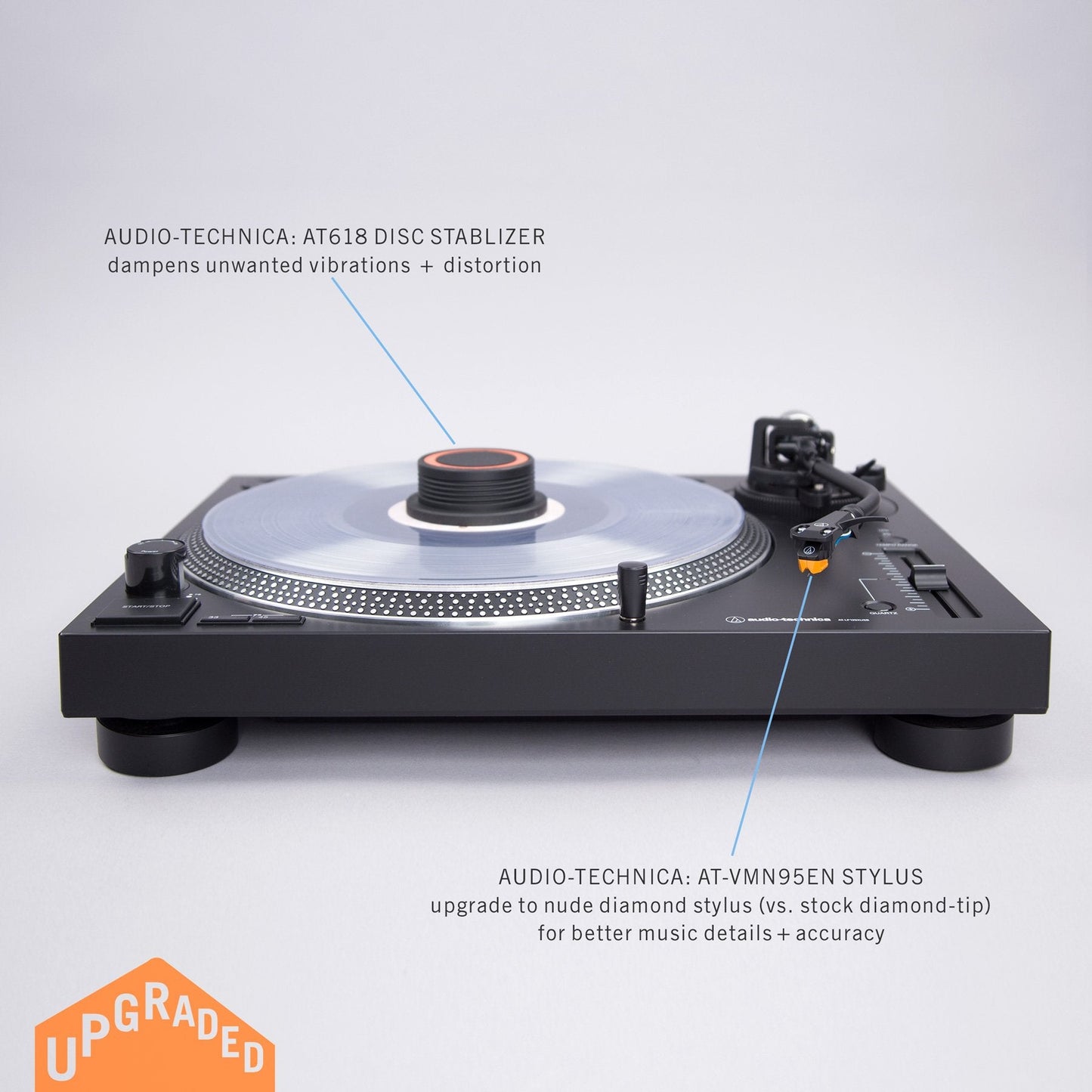 Audio-Technica: AT-LP120XBT-USB-BK Direct Drive Turntable w/ Bluetooth