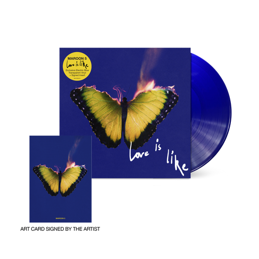 Maroon 5- Love Is Like (Indie Exclusive Vinyl) (Blue Vinyl, Signed Insert) (SEAM SPLIT) (DAMAGED) { vinyl }