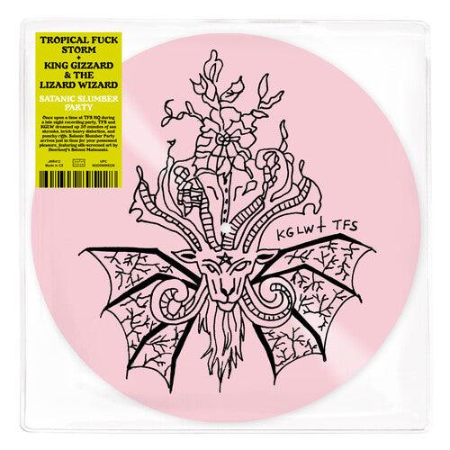 King Gizzard and the Lizard Wizard/Tropical Fuck Storm- Satanic Slumber Party EP (Ltd Pink Silkscreened Vinyl) { vinyl }