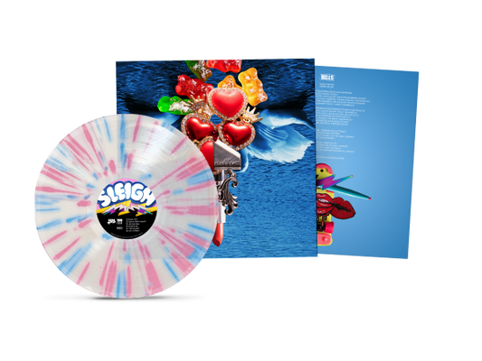 Sleigh Bells- Bunky Becky Birthday Boy (Clear with Pink & Blue Splatter Vinyl) { vinyl }