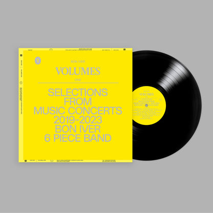 Bon Iver- VOLUMES: ONE "SELECTIONS FROM MUSIC CONCERTS 2019-2023 BON IVER 6 PIECE BAND { vinyl }