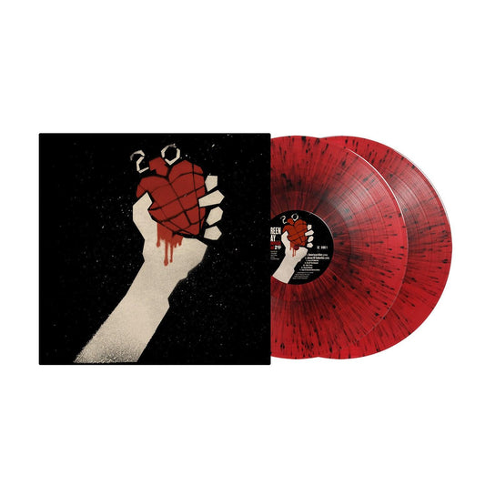 Green Day- American Idiot (20th Anniversary Red & Black Splatter) { vinyl }